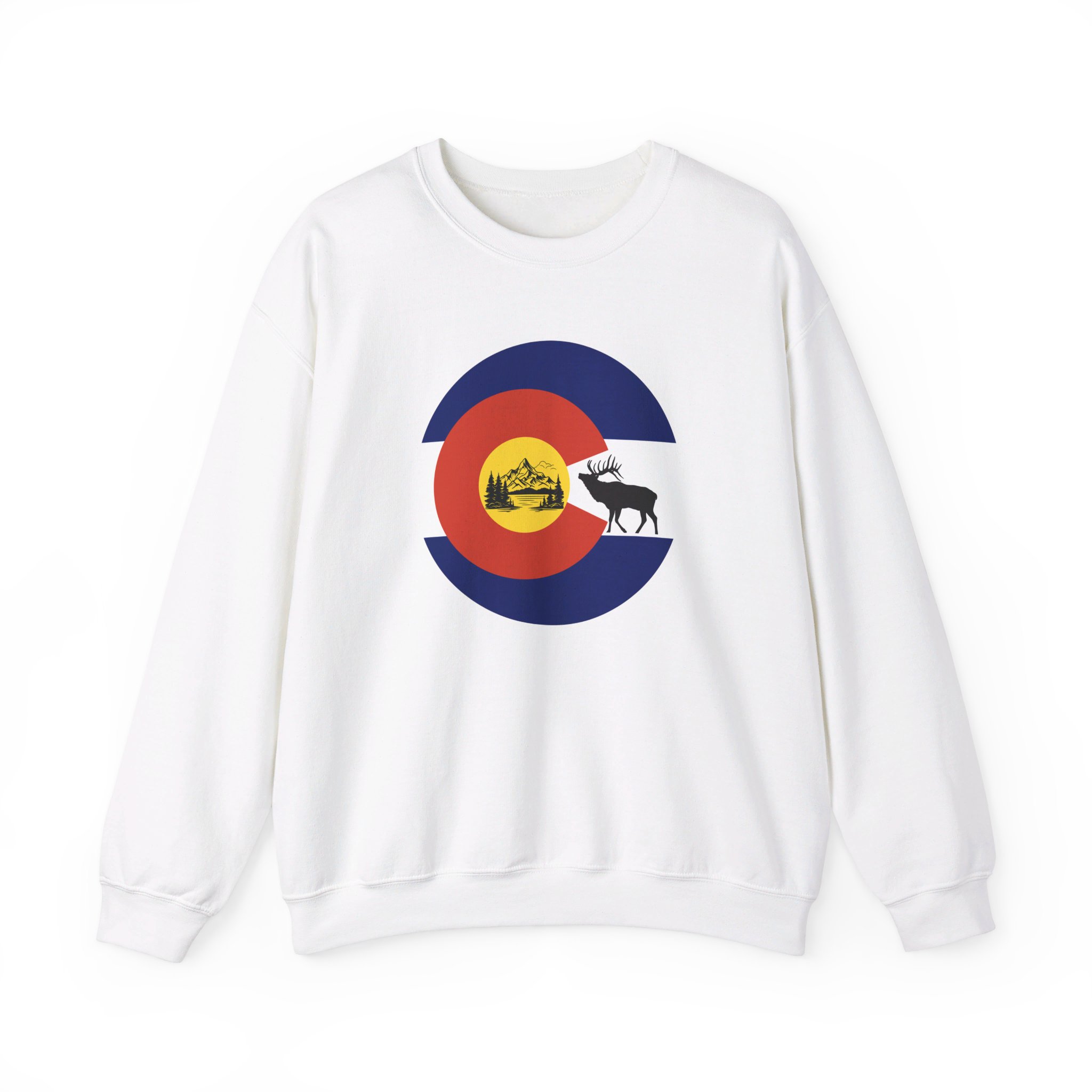 Colorado Nature Themed Unisex Heavy Blend™ Crewneck Sweatshirt for Colorado Lovers and Perfect for Winter