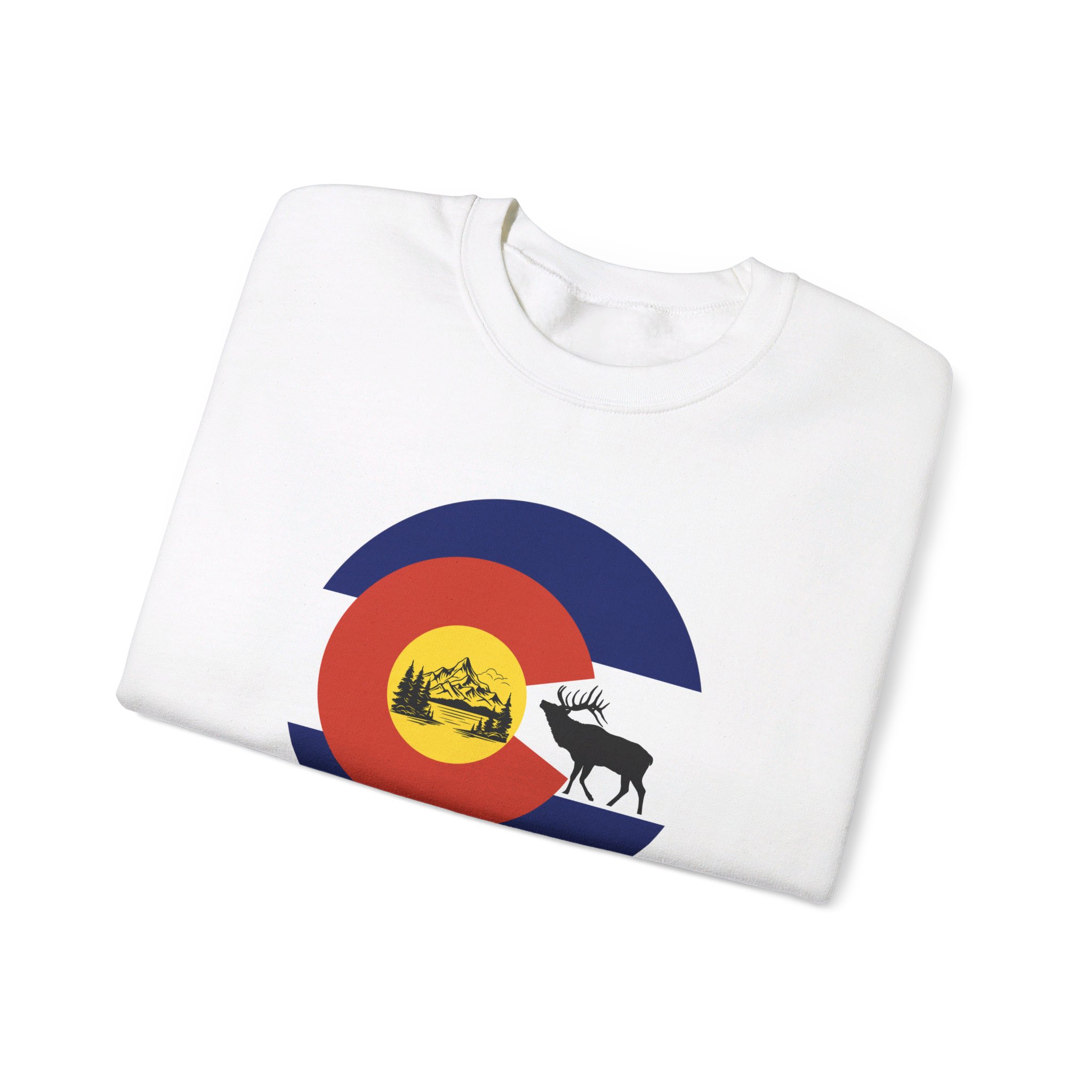 Colorado Nature Themed Unisex Heavy Blend™ Crewneck Sweatshirt for Colorado Lovers and Perfect for Winter - Image 3