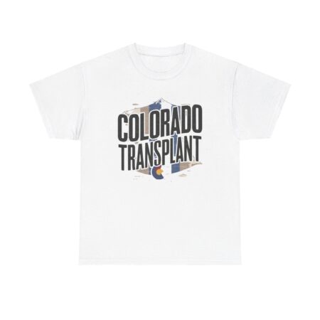 Colorado Transplant Mountain T-Shirt - Unisex Heavy Cotton Tee