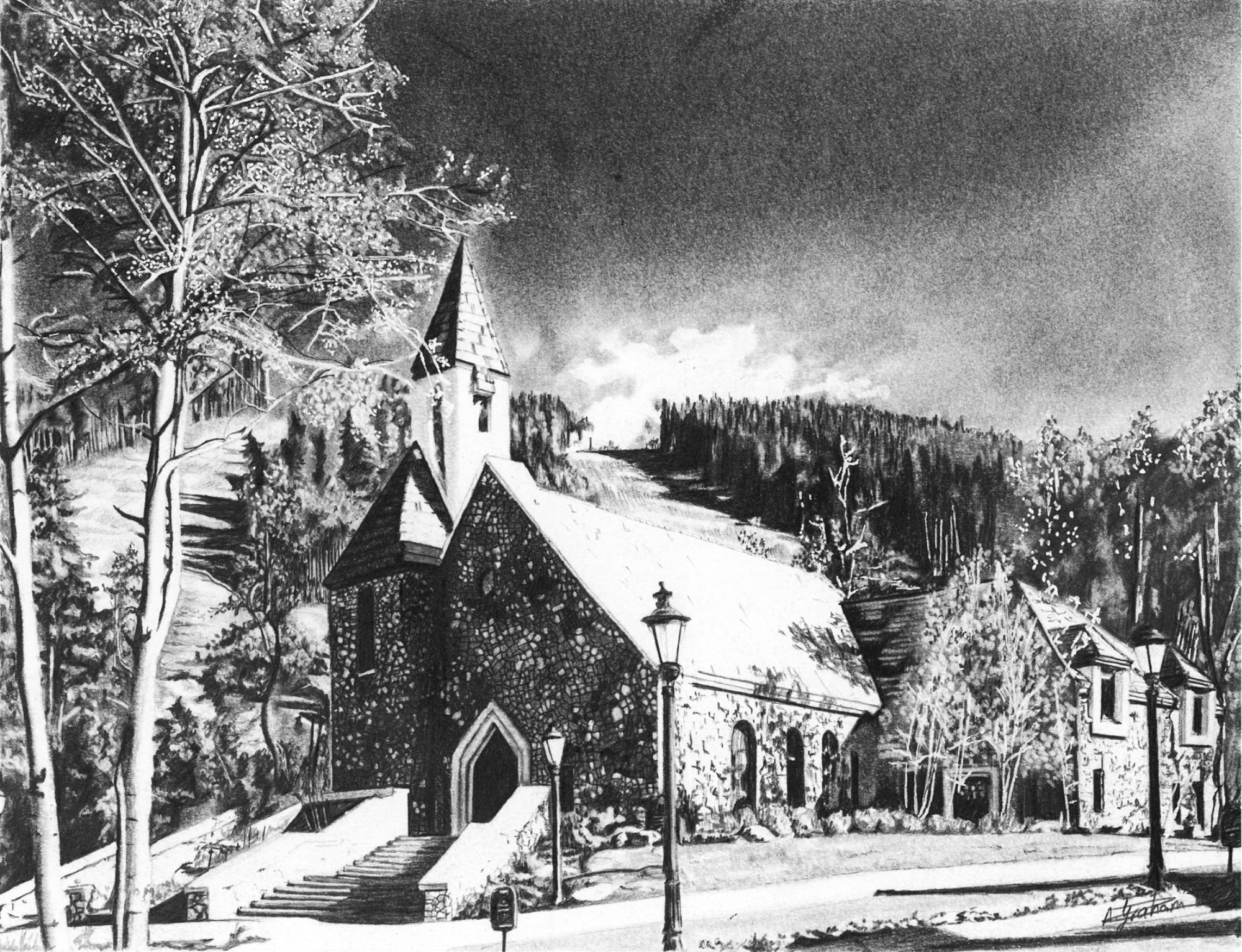 Chapel in the Pines — Schoolbwoy Art